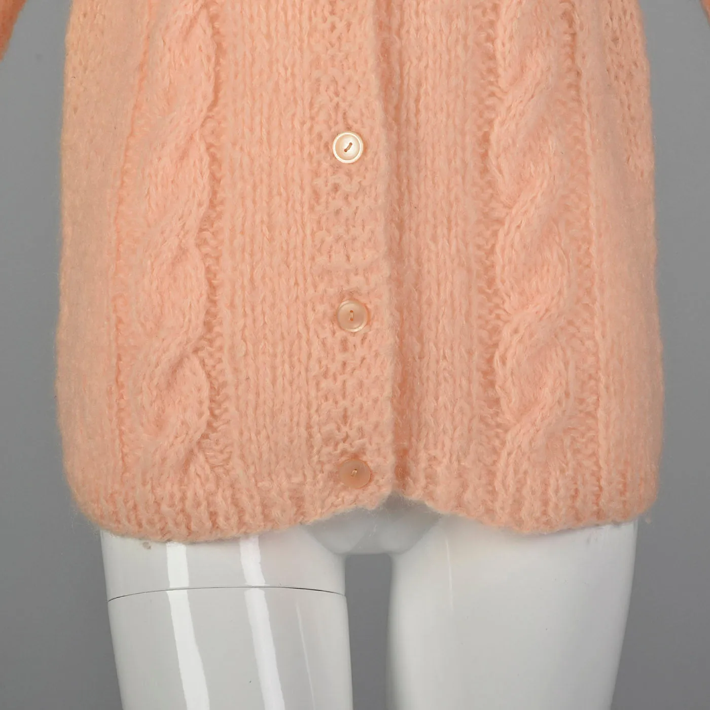 1960s Oh-So-Soft Pink Cardigan