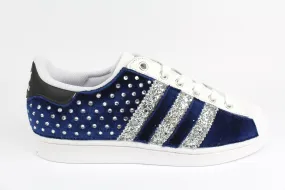 Adidas Superstar Blu Velluto  & Strass Termo