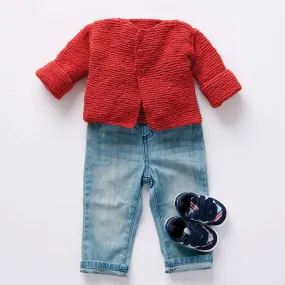 Bernat Soft And Simple Knit Baby Cardigan