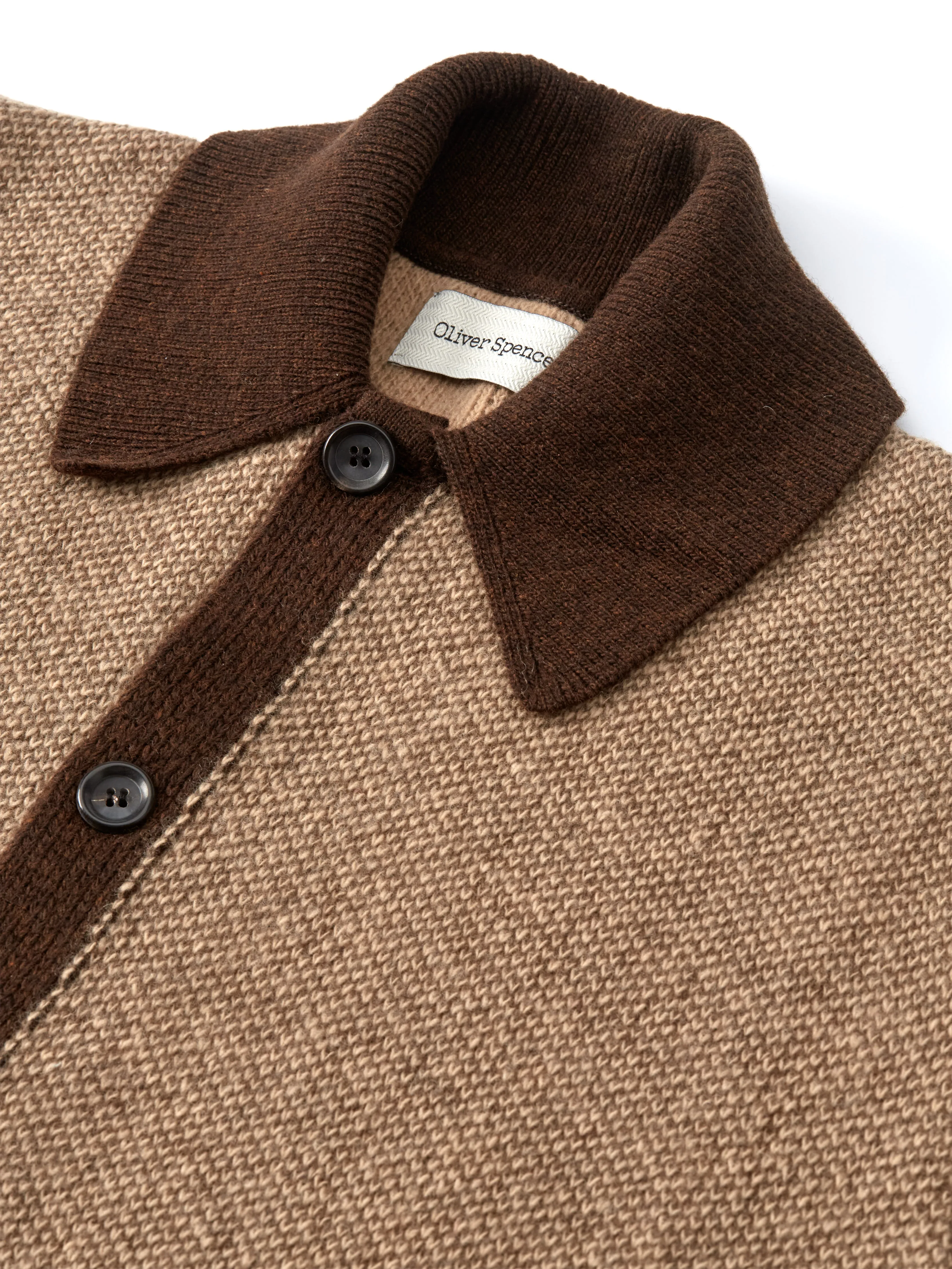 Britten Knitted Cardigan Keaton Brown