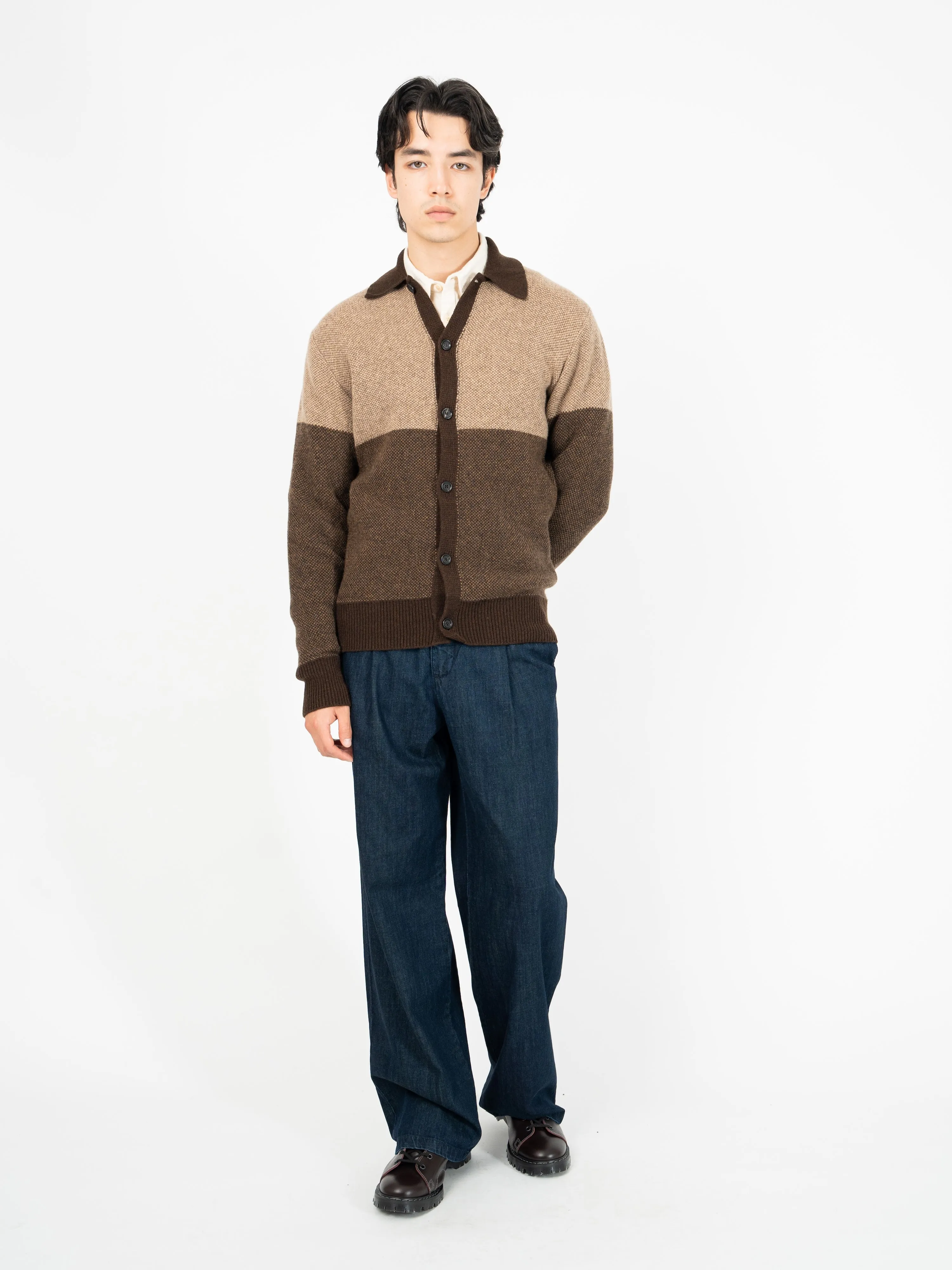 Britten Knitted Cardigan Keaton Brown
