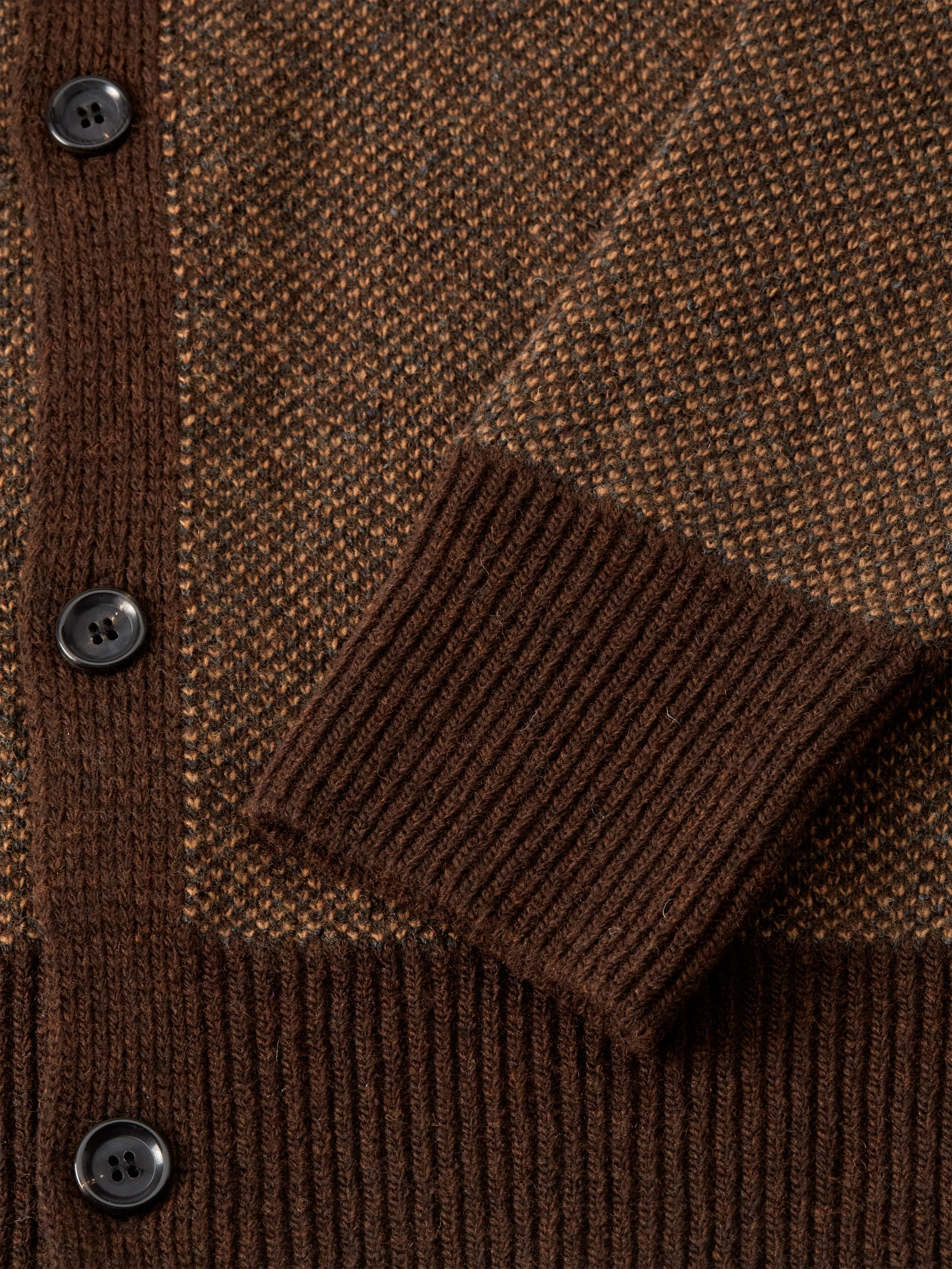 Britten Knitted Cardigan Keaton Brown