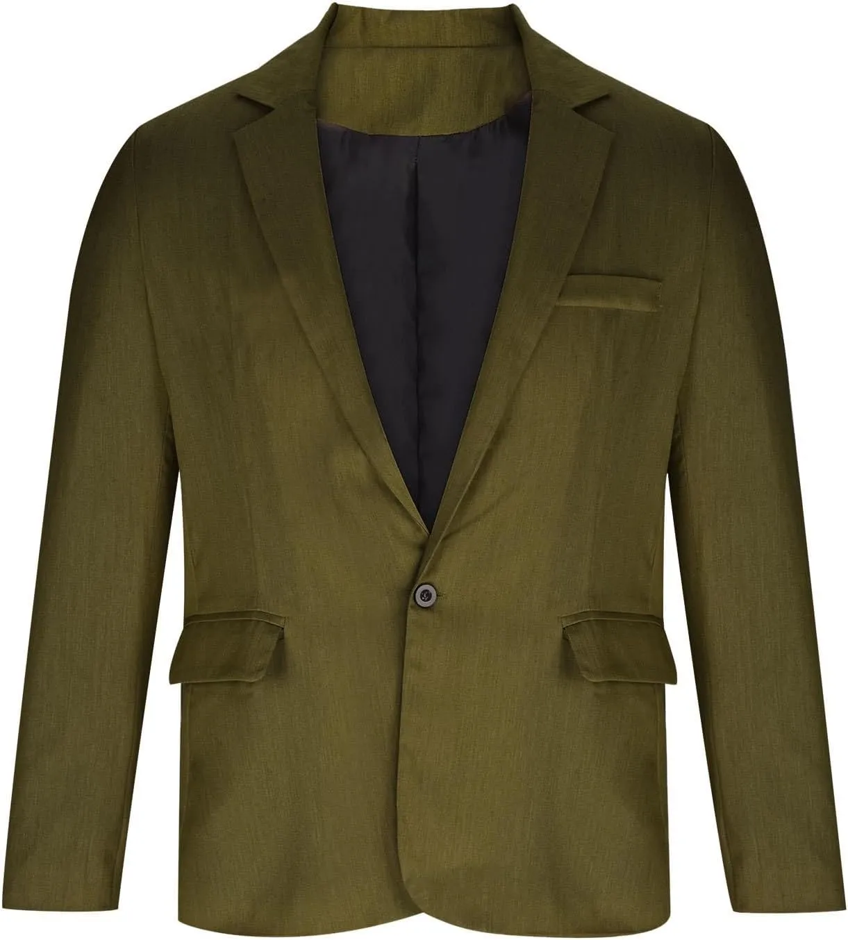 Casual Blazer for Men Slim Fit Lightweight Jacket Casual Sport Coat One Button Suit Jacket for Wedding Business