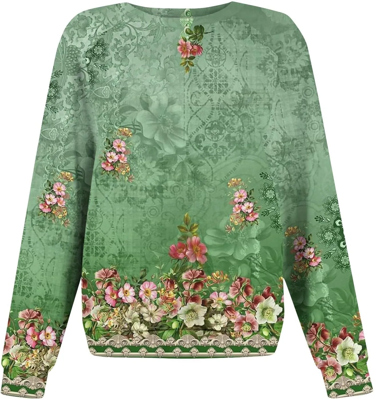 Crewneck Sweatshirts For Women Trendy Crewneck Long Sleeve Shirts Womens Comfy Fall Fashion 2024 Tops Hoodies
