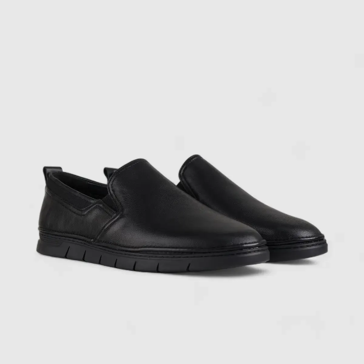 Formales Leather Loafers Black JB852208