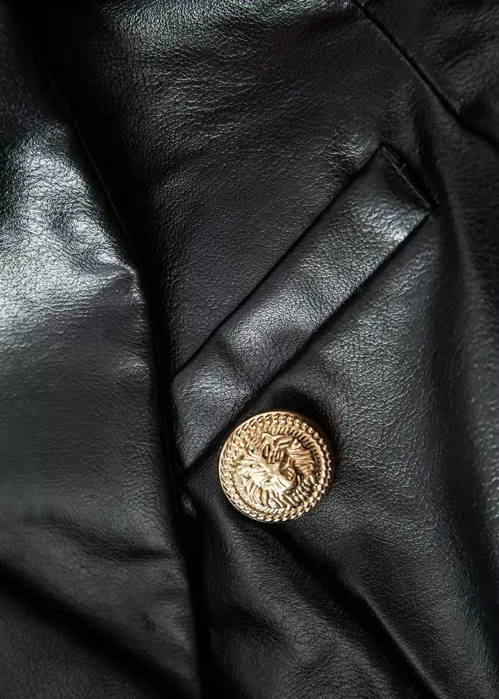 Henryka Eco-Leather Blazer