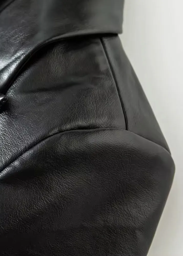 Henryka Eco-Leather Blazer
