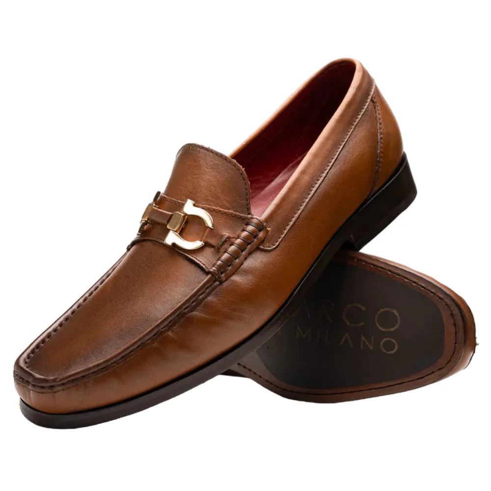 Marco Di Milano Cassarano Calf and Leather Honey