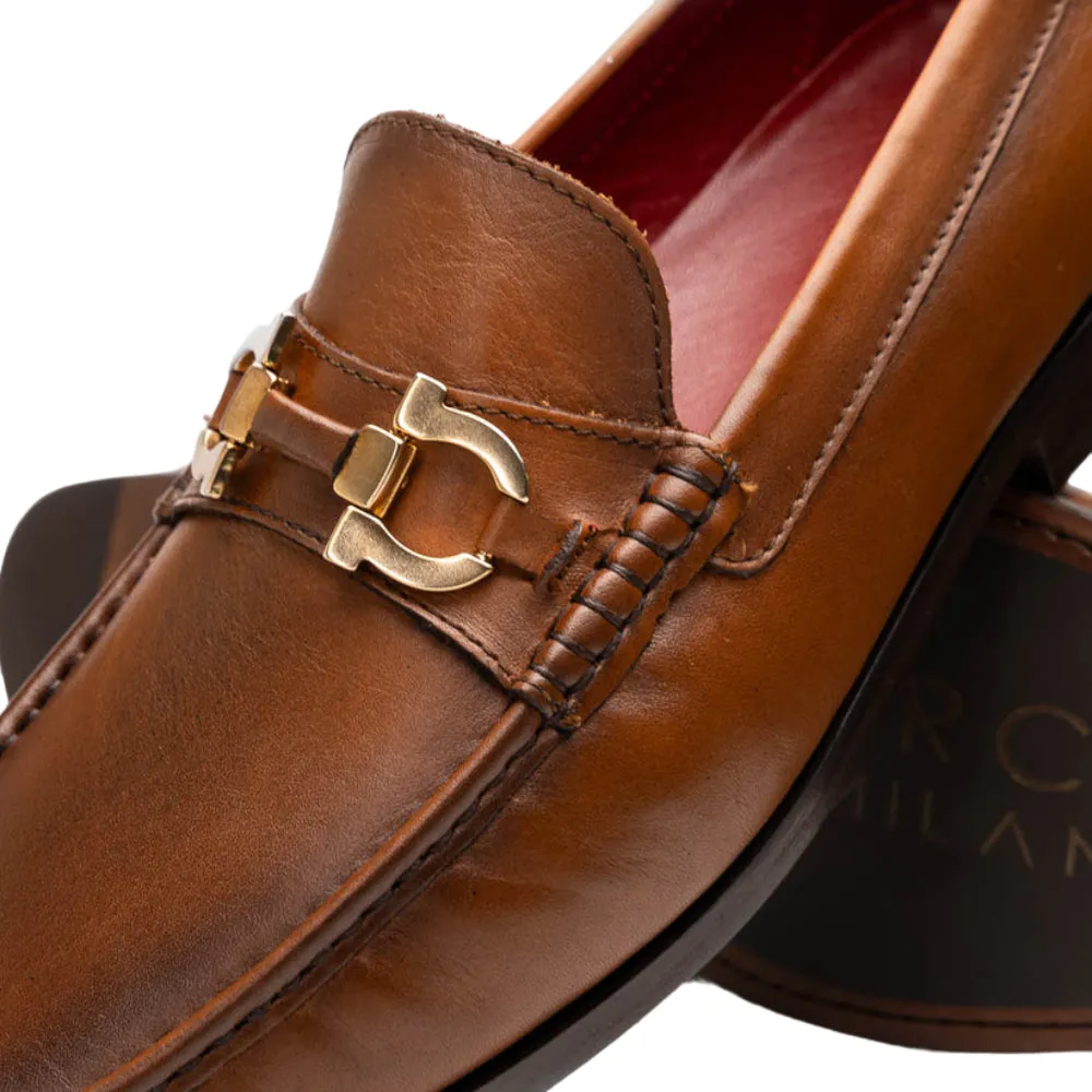 Marco Di Milano Cassarano Calf and Leather Honey