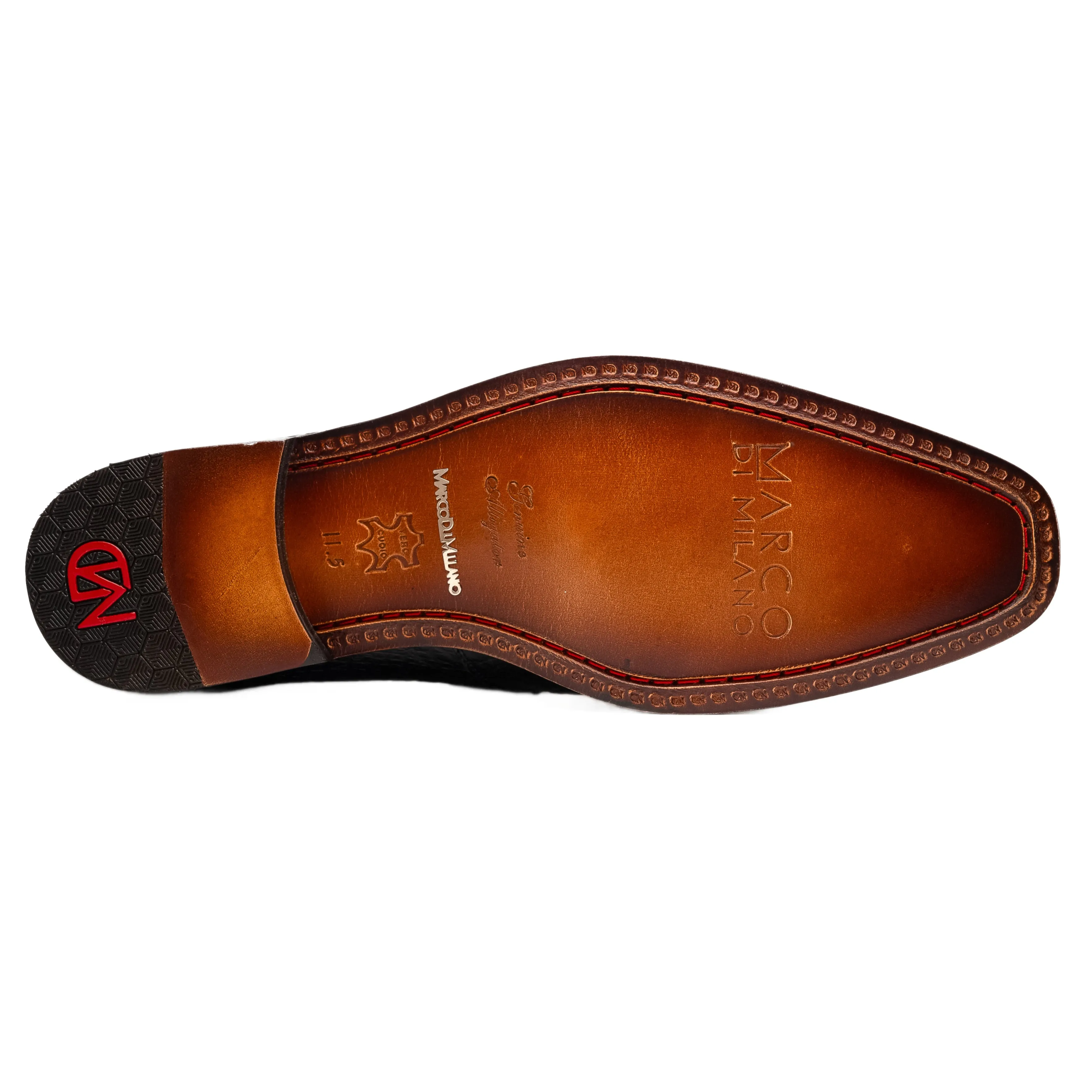 Marco Di Milano Salvatore Ostrich Black