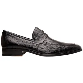 Marco Di Milano Salvatore Ostrich Black