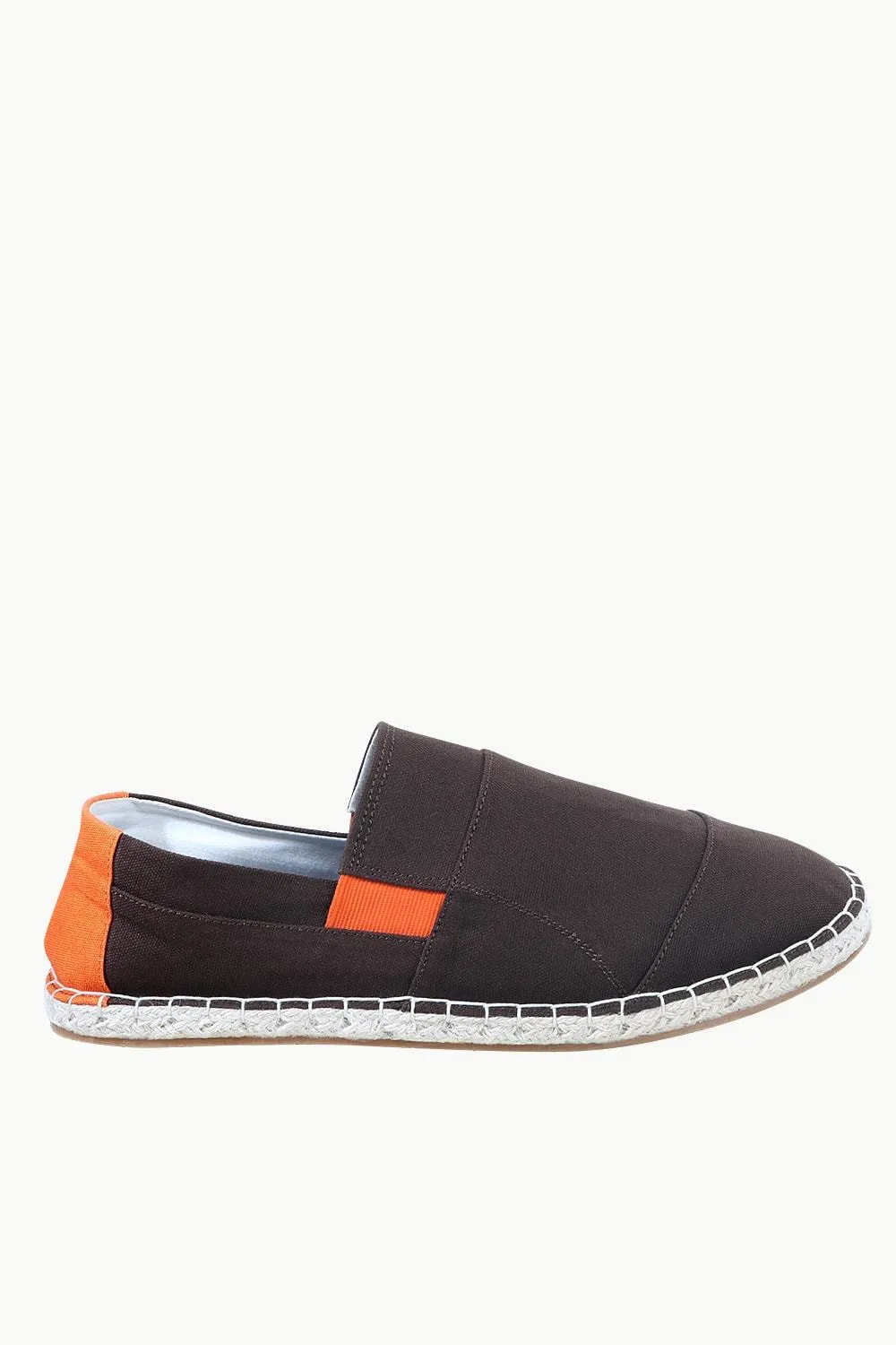 Mens Brown Cut N Sew Espadrilles