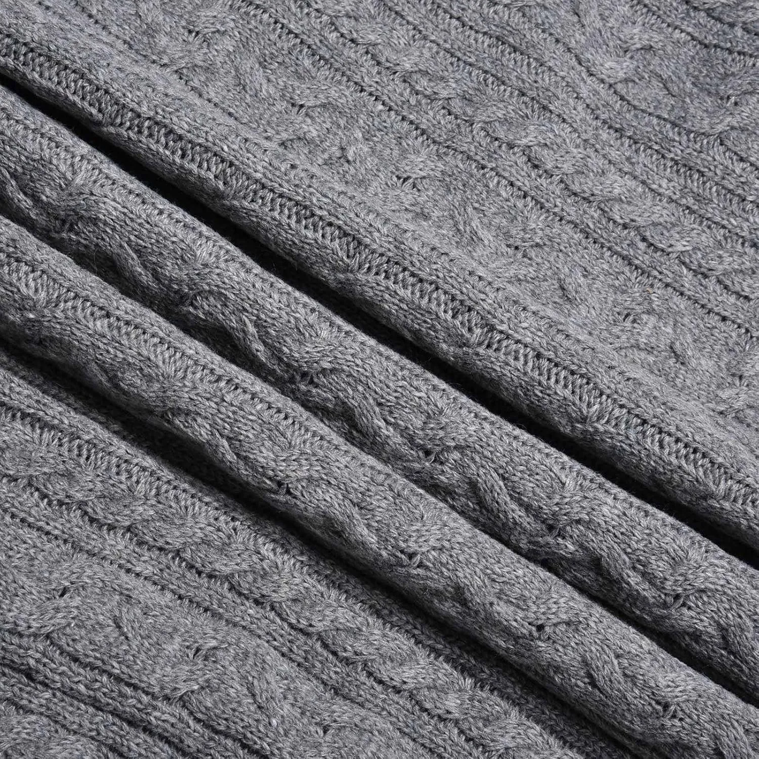 Mens Cardigan Sweater, Mens Cardigan Sweater Casual Soft Shawl Collar Cardigan Stylish Cable Knit Button Up Sweater