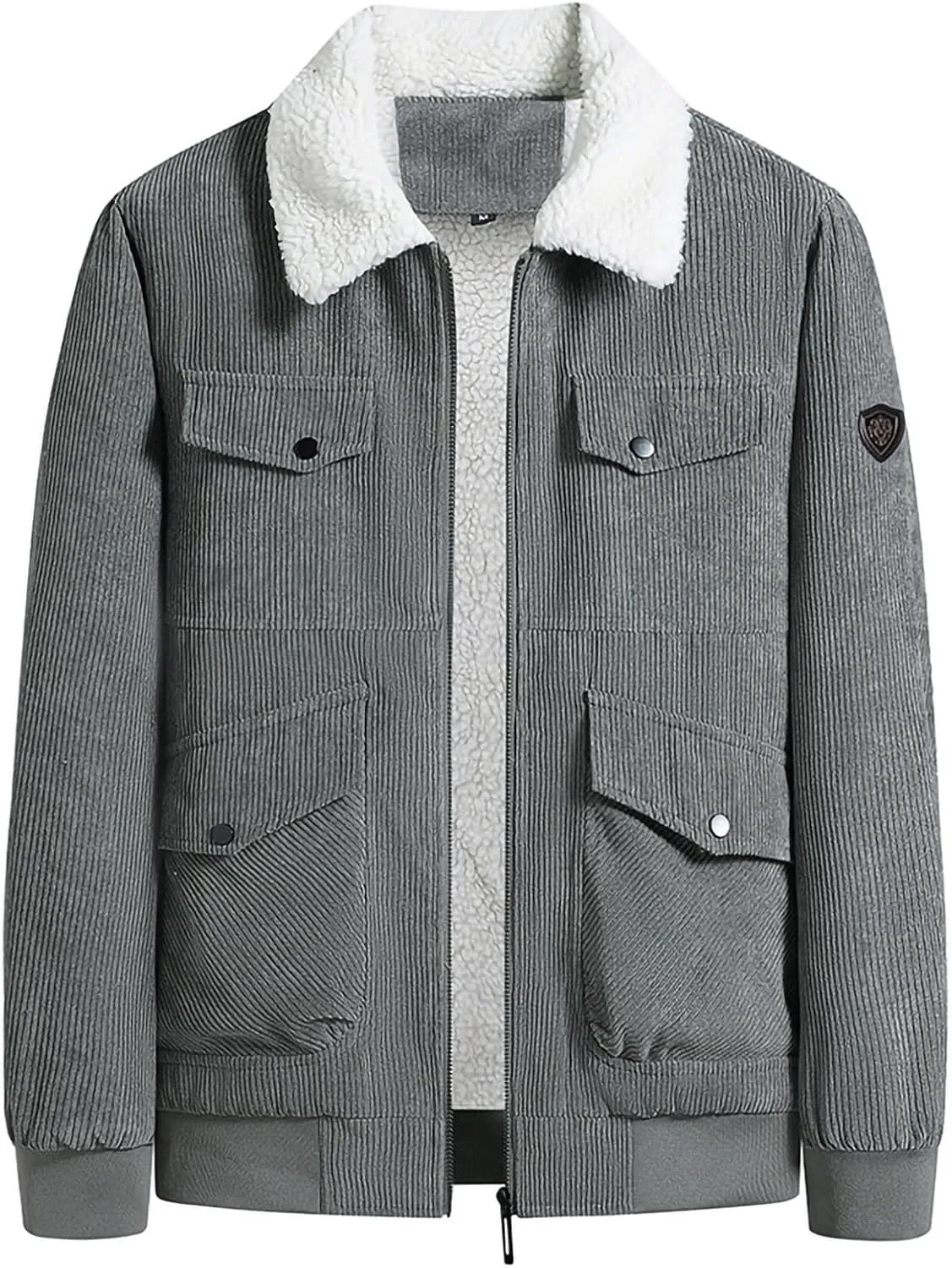 Men's Casual Jacket Men's Casual Plus Size Suede Zipper Tops Men's Jacket Long Sleeved Hooded Casual Jacket/Jacket