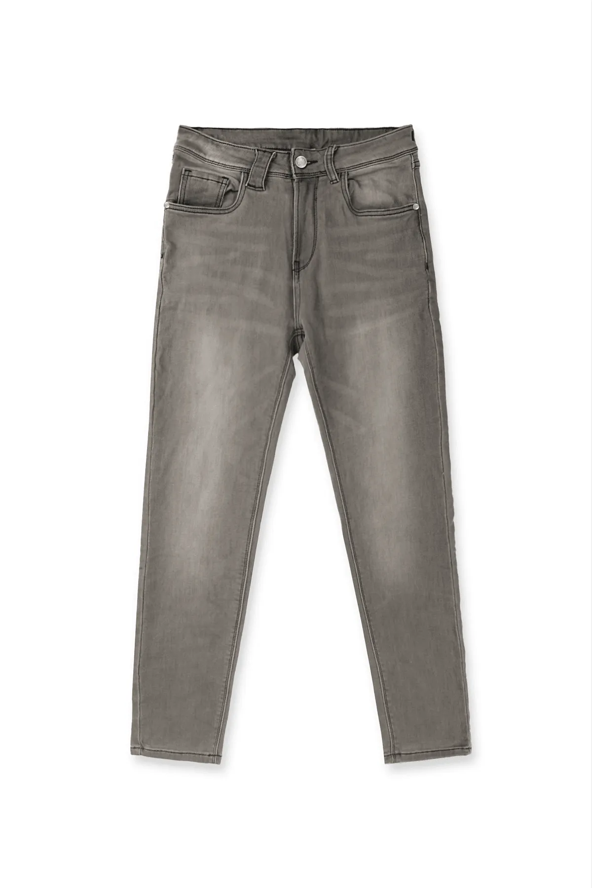 Men's Premium Fitted Stretchy Jeans - Faded Gray