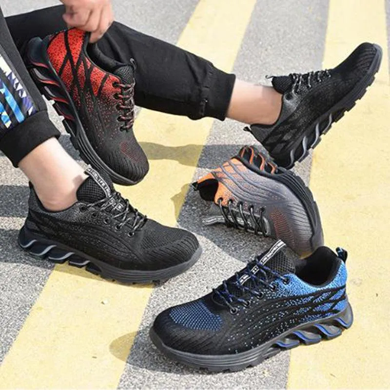 Men’s Steel Toe Indestructible Work Shoes – Puncture Proof