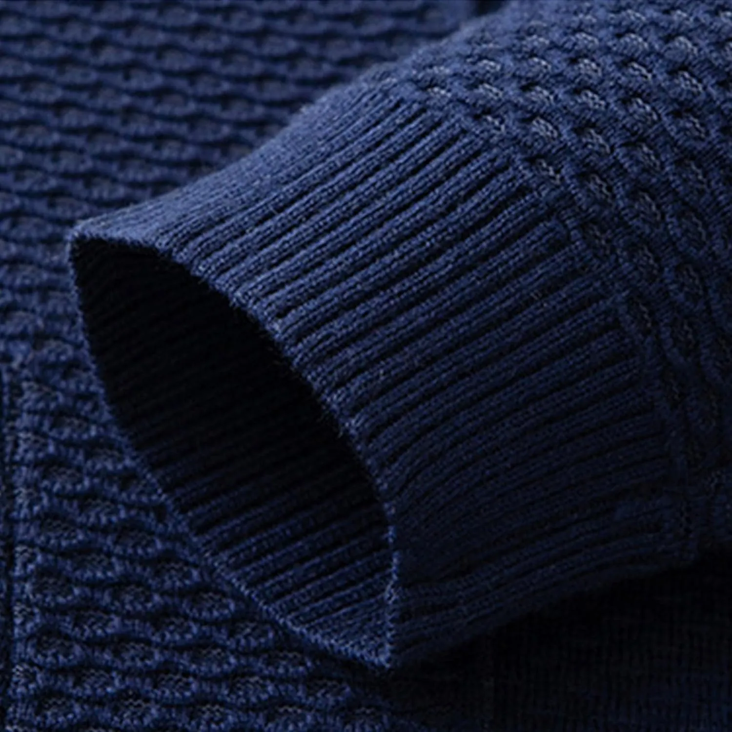 Men's V-Neck Stretchy Fleece Sweater Solid Color Casual Cardigan Coats Slim Soft Stylish Knitted Coats