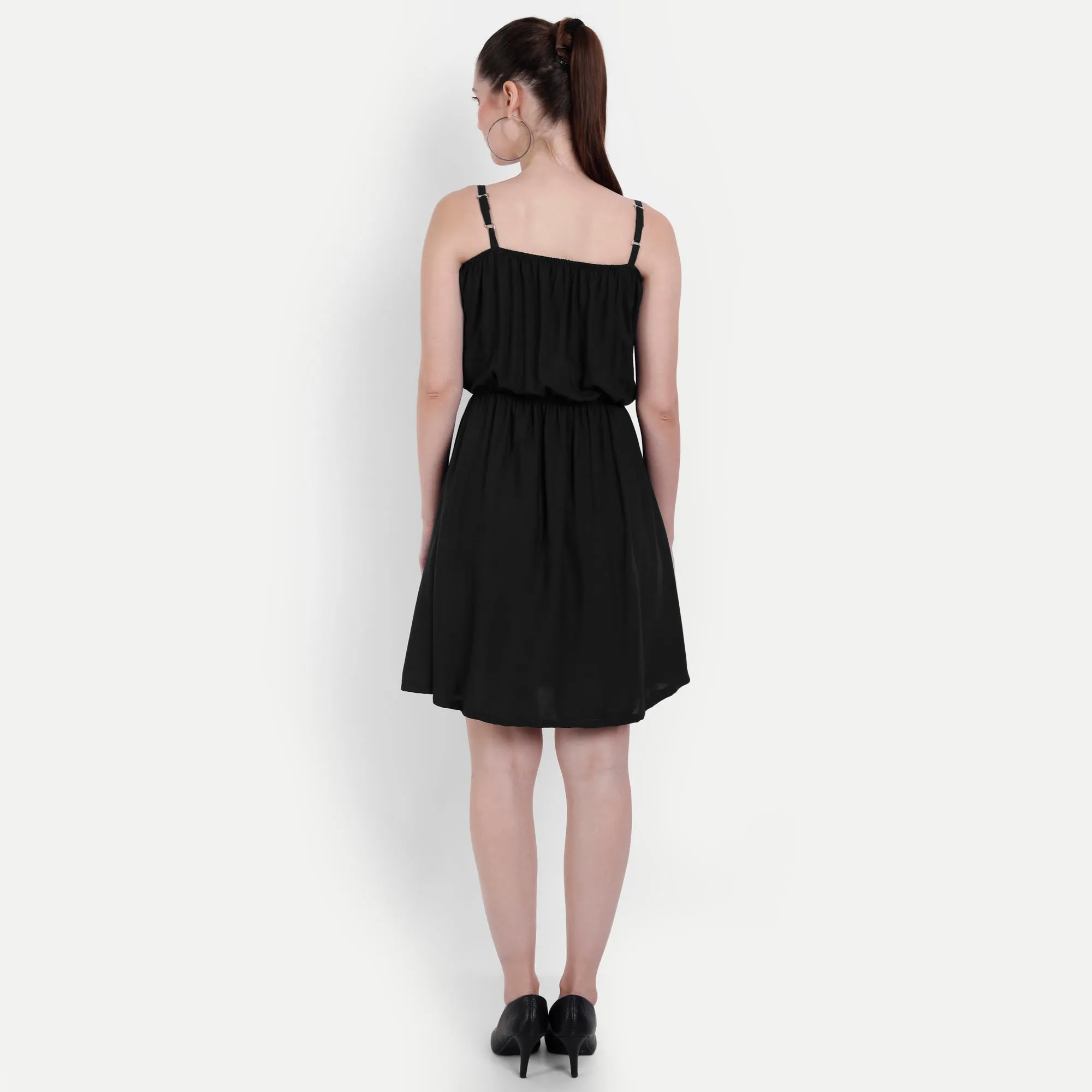Midnight Chic Fit & Flare Dress