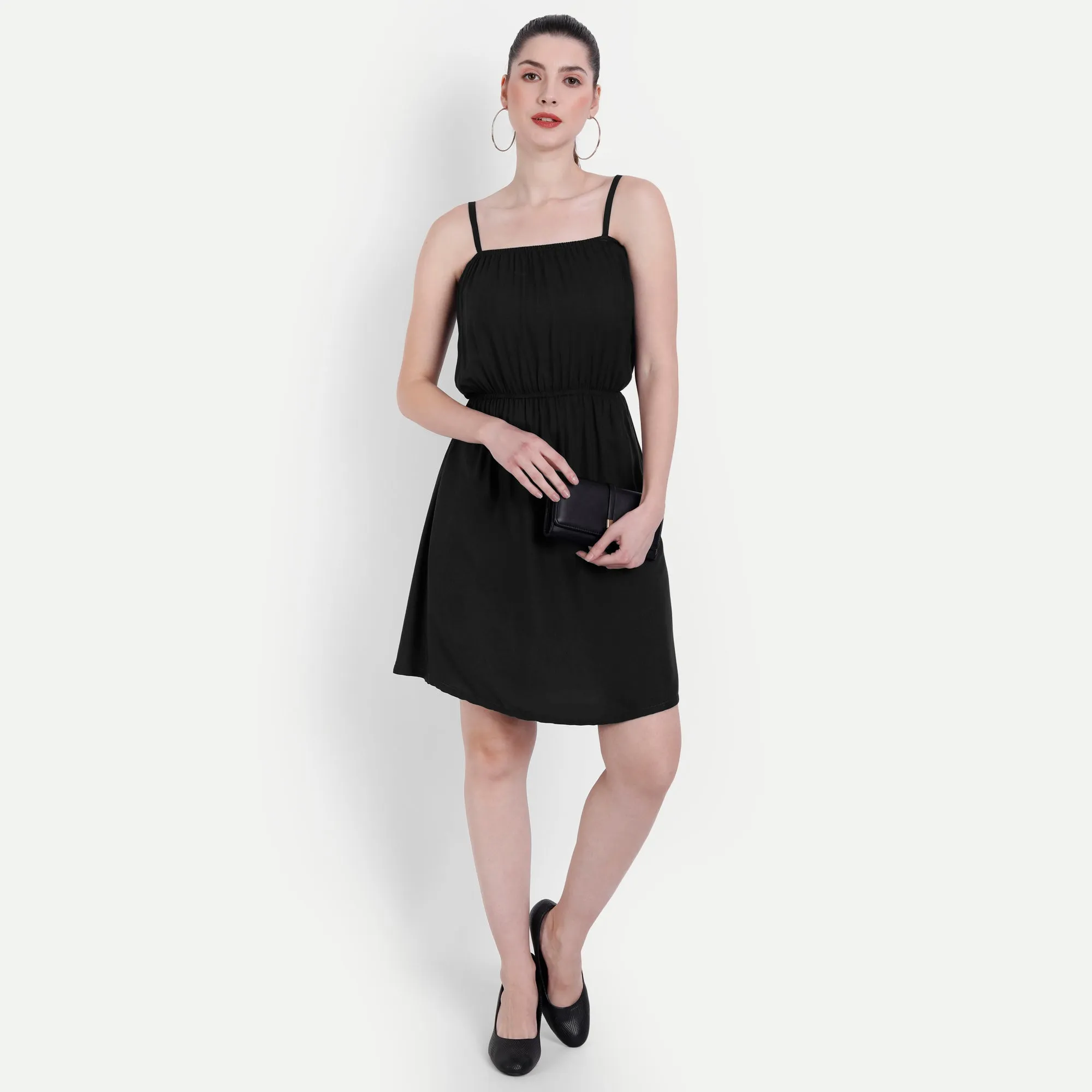 Midnight Chic Fit & Flare Dress