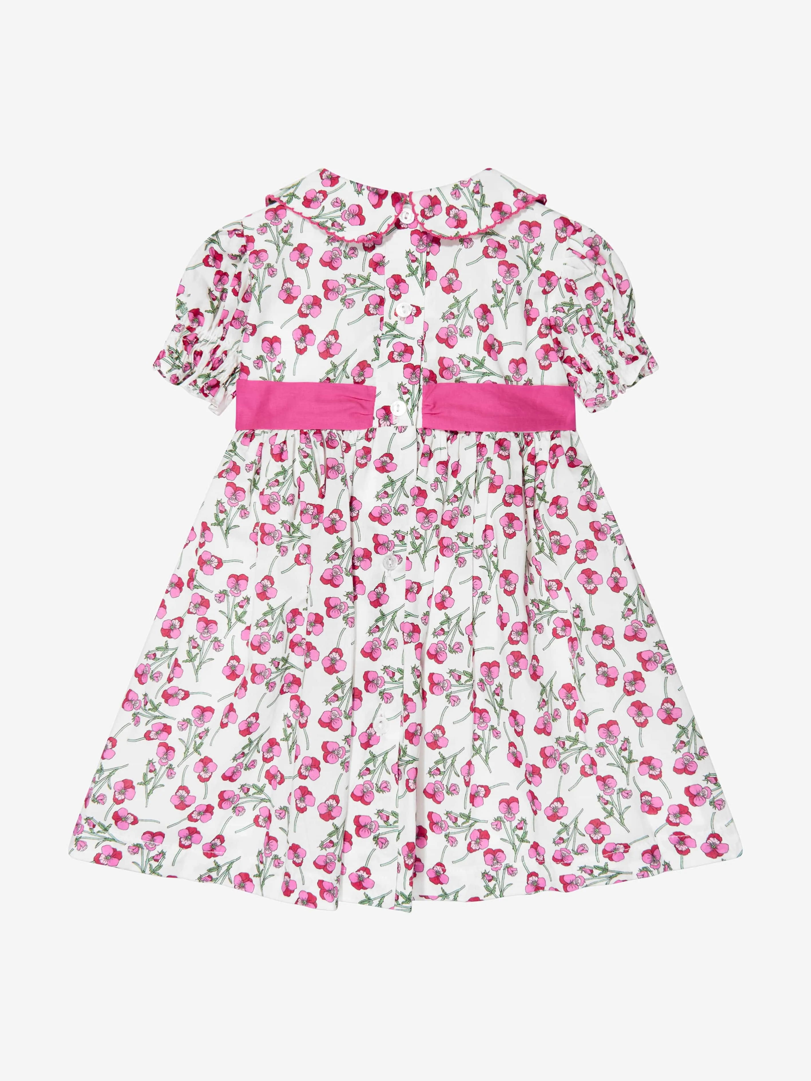 Patachou Baby Girls Spring Liberty Floral Dress in Pink