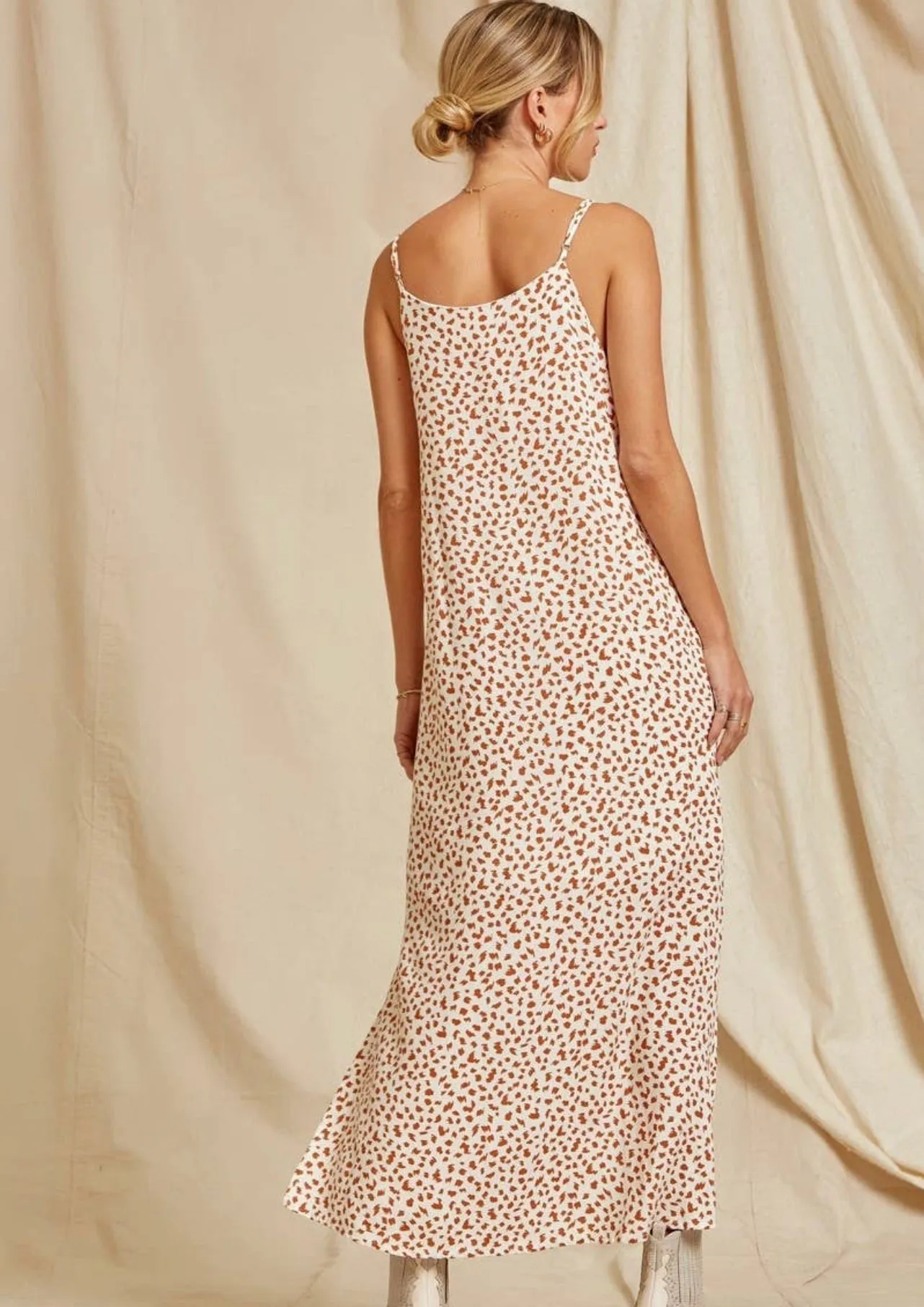 Safari Chic Maxi Dress