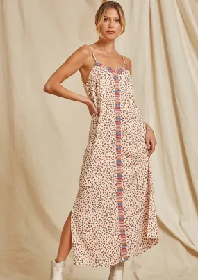 Safari Chic Maxi Dress