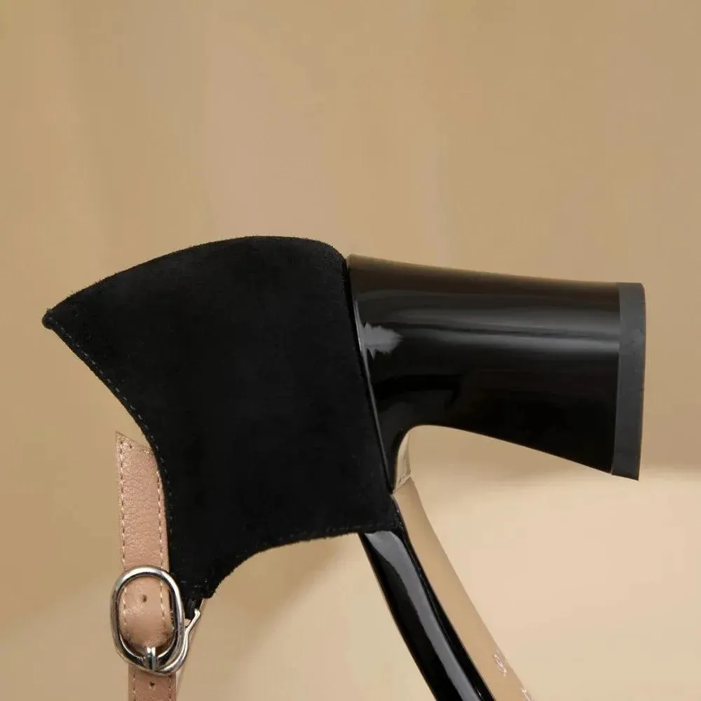 Sandals Leather Pointed Toe Women Sandals