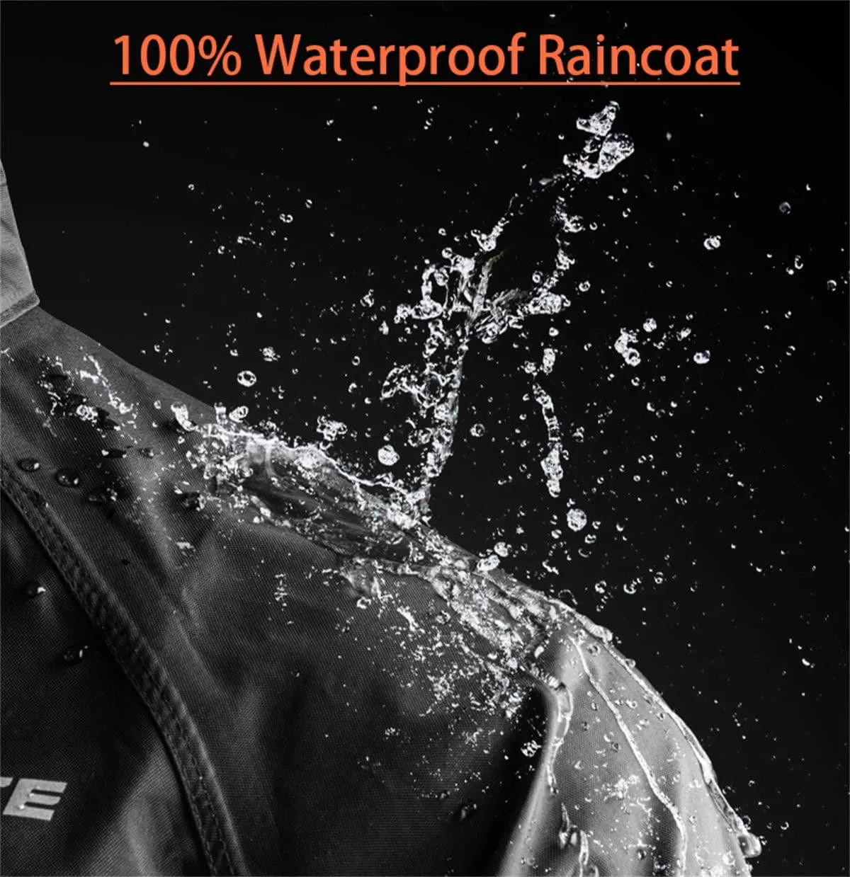 scosao Motorcycle Rain Gear Suit for Men Waterproof Breathable Rain Coats Reflective Riding Rainwear Lightweight Jackets Pant