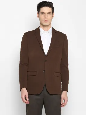 Solid Khaki Blazer for Men