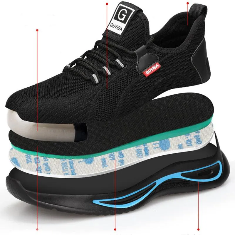 Steel Toe Safety Shoes for Men - Anti-Impact