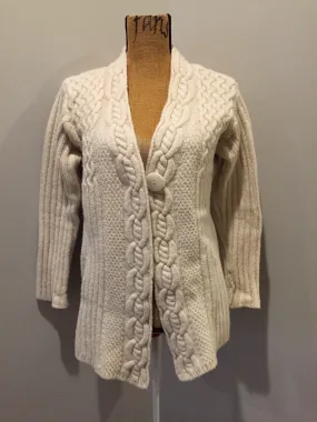 Vintage Inis Crafts 100 % Merino Wool Cardigan