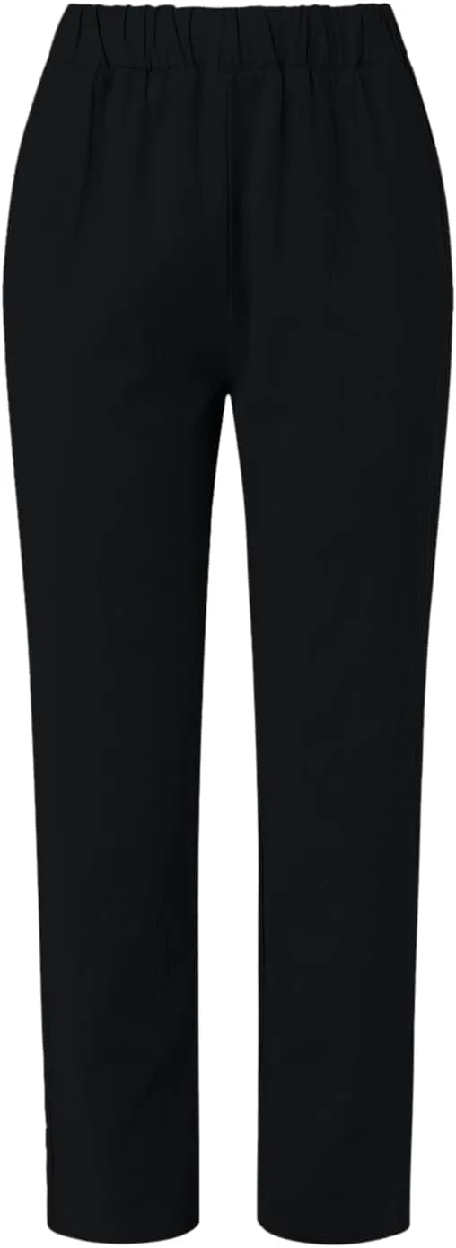 Women's Casual Pants Elastic Waist Trendy Pants Straight Leg Baggy Trousers with Pocket Sweatpants Trousers